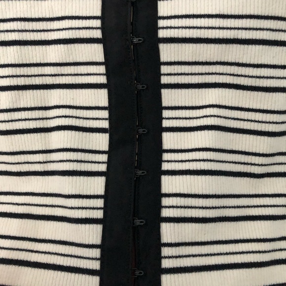 Striped Crop Top (Topshop) - Picture 2 of 4